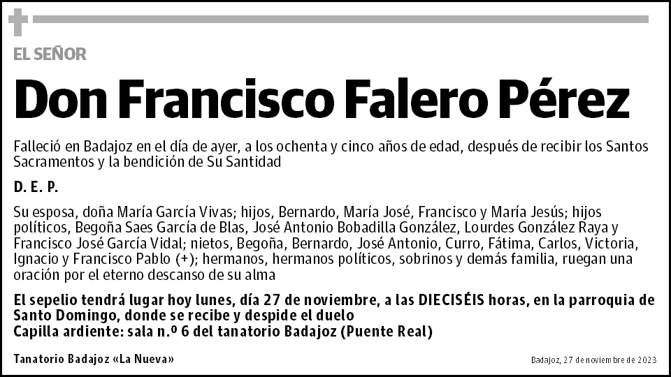 Francisco Falero Pérez