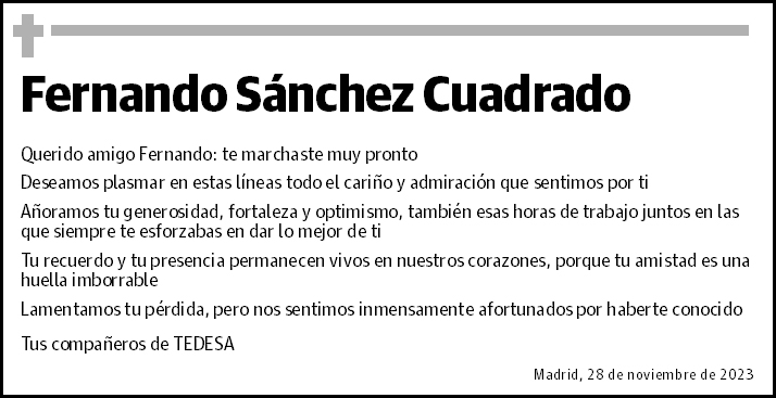 Fernando Sánchez Cuadrado
