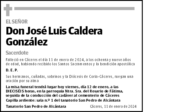 José Luis Caldera González