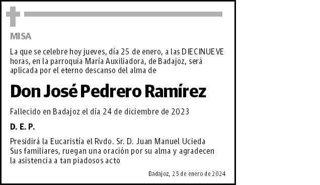 José Pedrero Ramírez