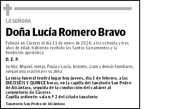 Lucía Romero Bravo