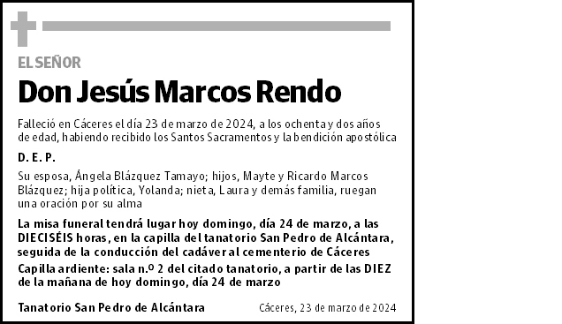 Jesús Marcos Rendo