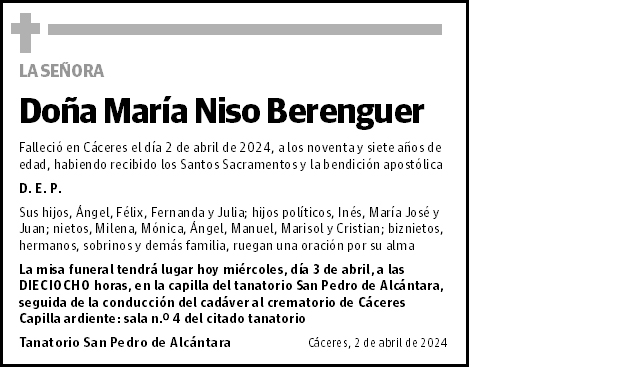 María Niso Berenguer