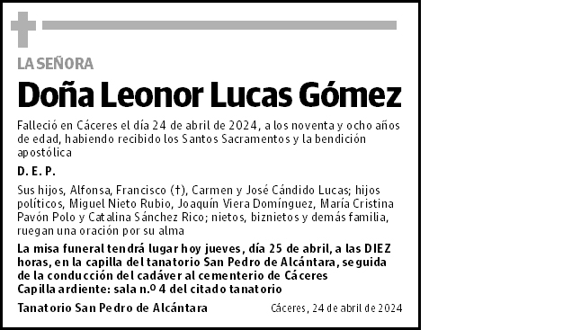 Leonor Lucas Gómez