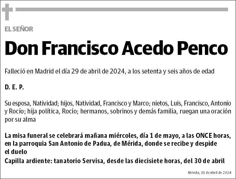 Francisco Acedo Penco