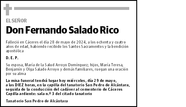 Don Fernando Salado Rico