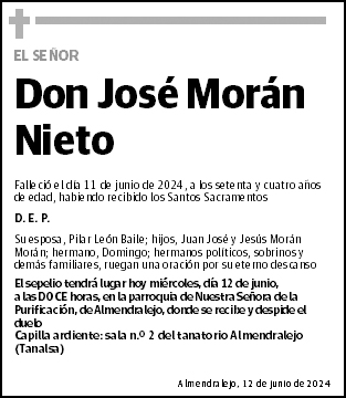 José Morán Nieto