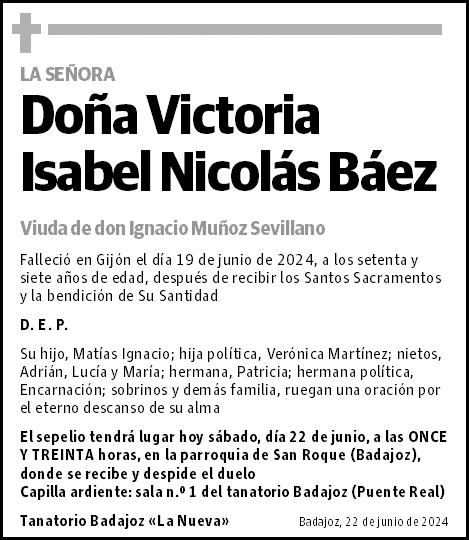 Victoria Isabel Nicolás Báez