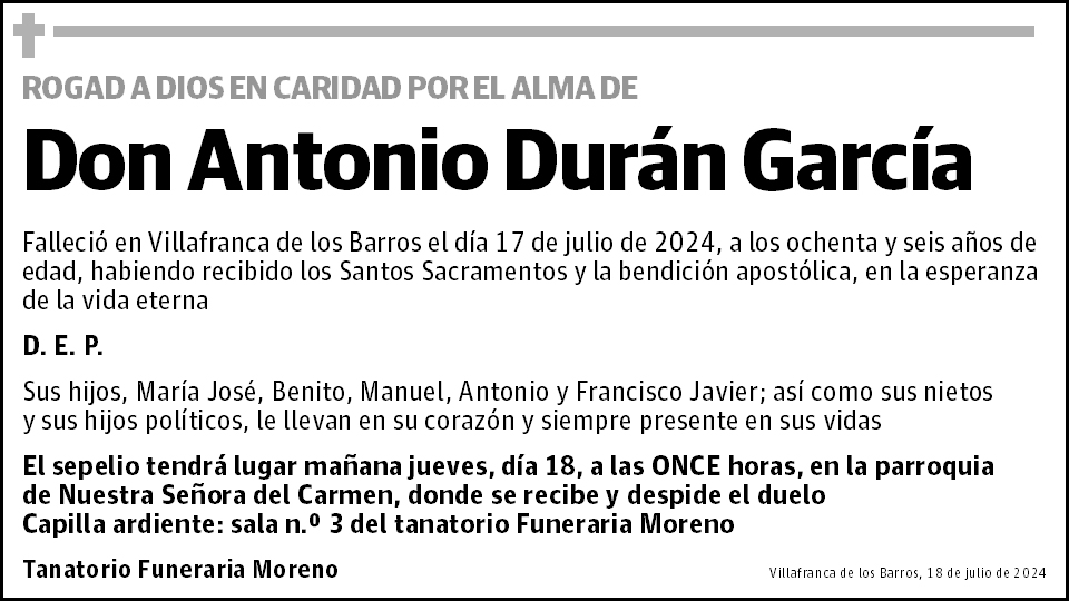 Antonio Durán García