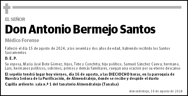 Antonio Bermejo Santos