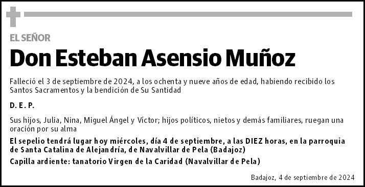 Esteban Asensio Muñoz
