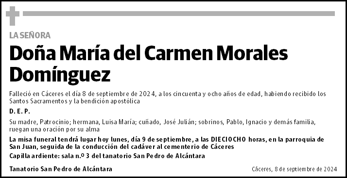 María del Carmen Morales Domínguez