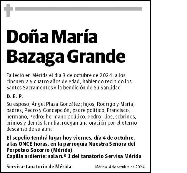 María Bazaga Grande