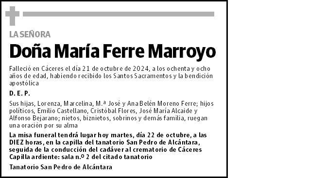 María Ferre Marroyo