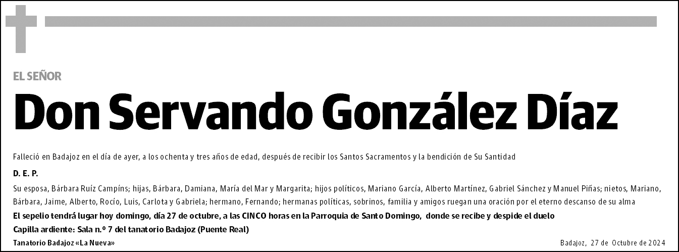 Servando González Díaz