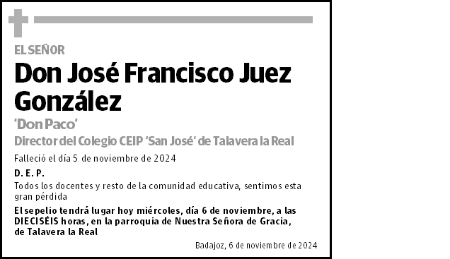 José Francisco Juez González