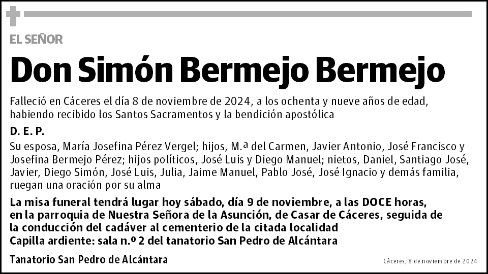 Simón Bermejo Bermejo