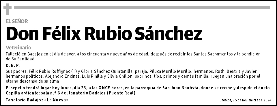 Félix Rubio Sánchez