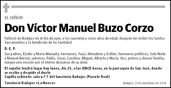 Víctor Manuel Buzo Corzo