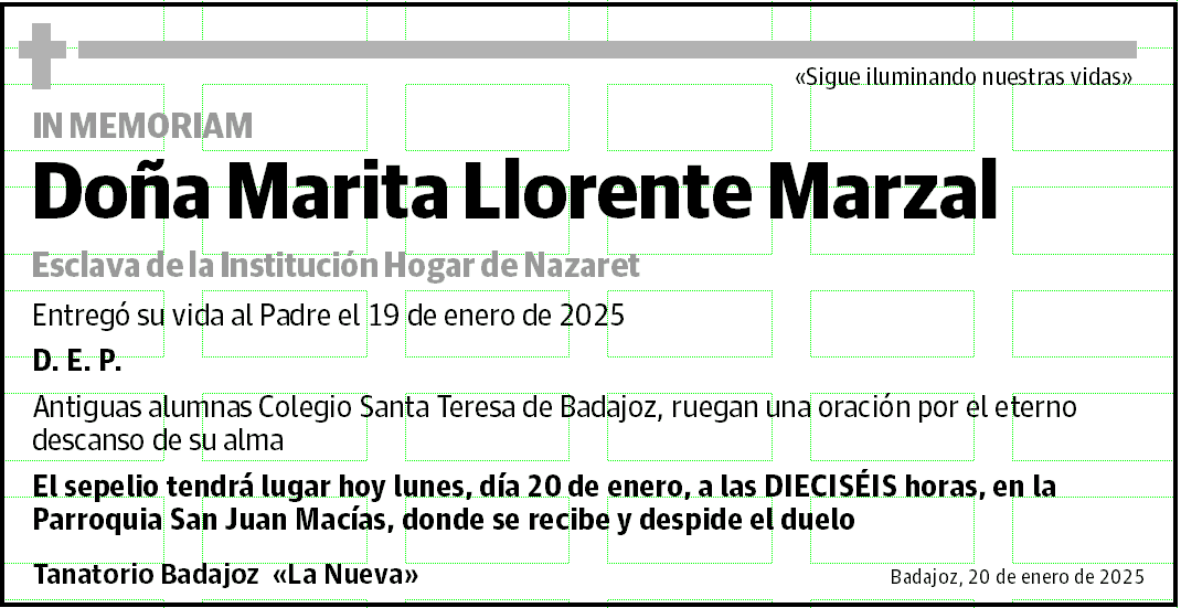 Doña Marita Llorente Marzal