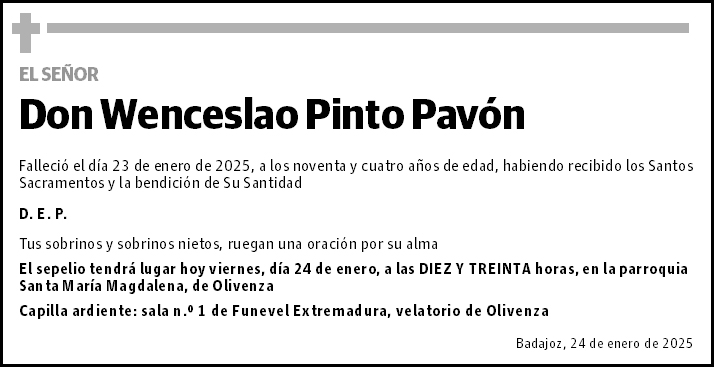 Wenceslao Pinto Pavón