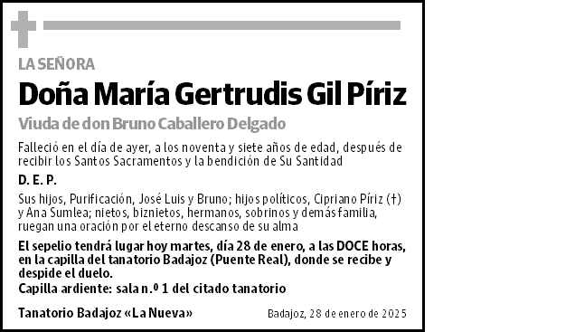 María Gertrudis Gil Píriz