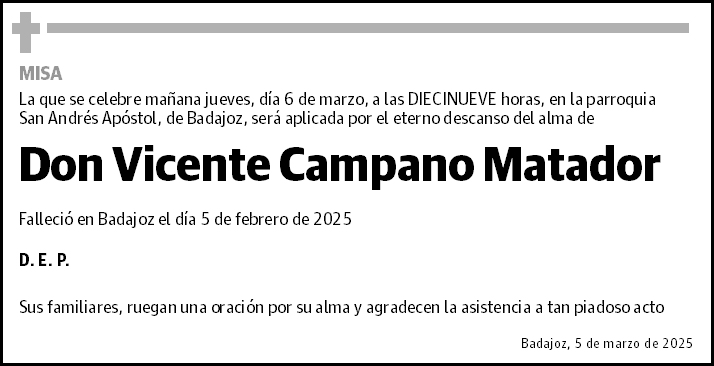 Vicente Campano Matador