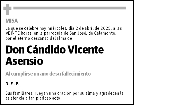 Cándido Vicente Asensio