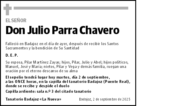Julio Parra Chavero