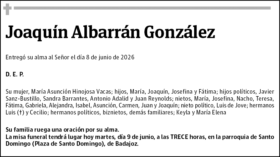 Joaquín Albarrán González