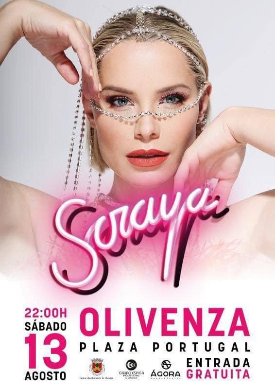 Soraya Arnelas actuará en las Ferias y Fiestas de Olivenza 2022