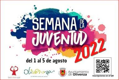 Cartel de la III Semana de la Juventud en Olivenza. /CEDIDA