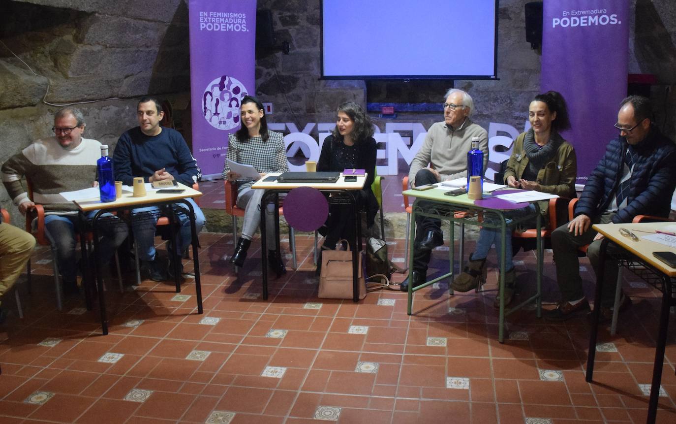 Encuentro de Podemos Extremadura en Trujillo, con presencia del círculo de Trujillo 