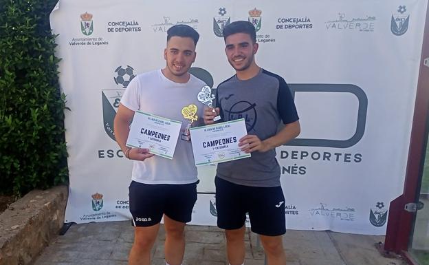 David Silva y Pablo Rodríguez, campeones en pádel