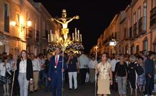 La talla del Cristo de la Expiración procesionó por diversas calles./A.P