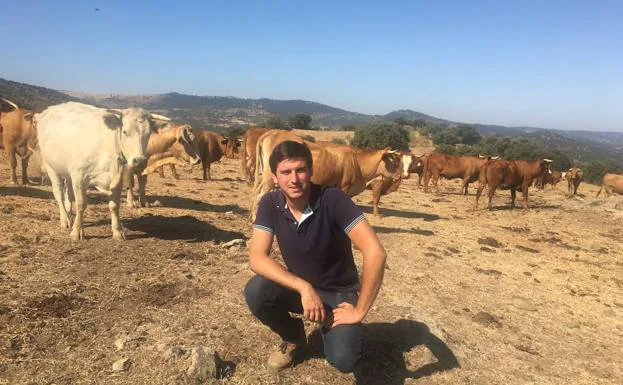 «La ganadería tiene un impacto ambiental mínimo comparado con otros sectores», dice el ganadero Gonzalo Llorente. 
