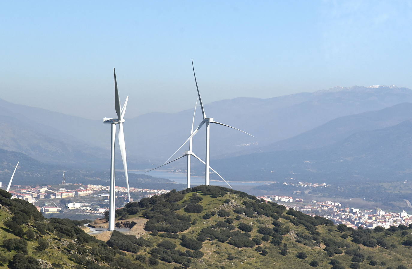 Parque eólico del Merengue. /HOY