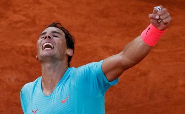 Nadal celebra su victoria. /Christian Hartmann (Reuters)