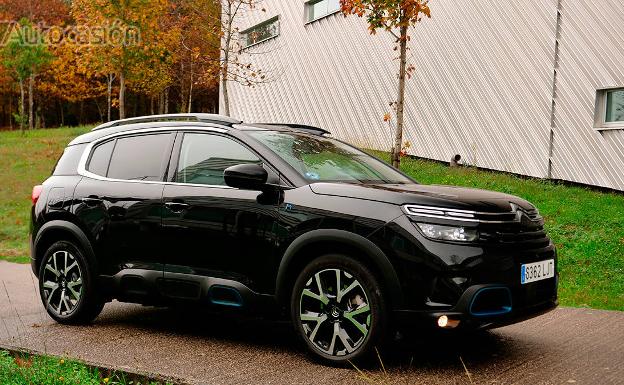 El Citroën C5 Aircross híbrido enchufable sobresale por su confort de viaje./Rubén Fidalgo