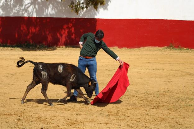 Jairo Pavón al natural. / J. LEDESMA