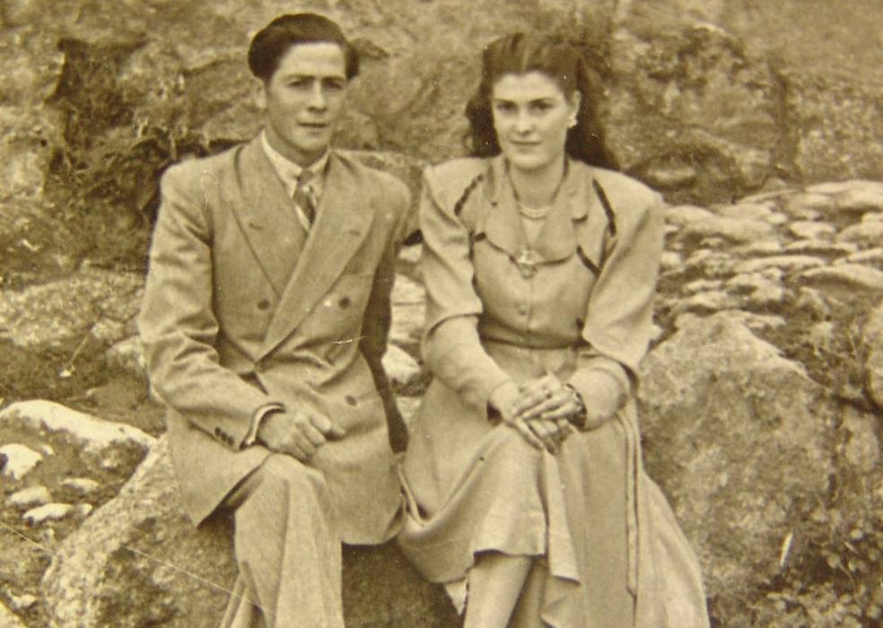 Año 1948. Antonio Leandro de la Calle Jiménez y Visitación Hidalgo Burcio, tres años antes de casarse / A.D.C.