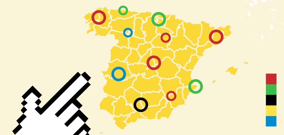 Consulta el mapa de los olímpicos españoles a lo largo de la historia - Vimarsana News