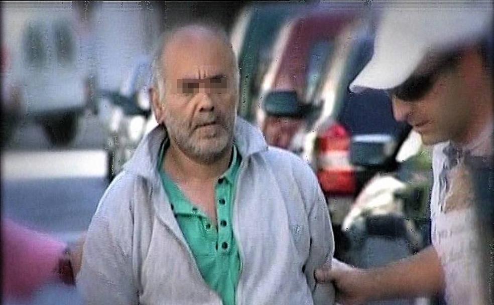 Florencio cuando fue detenido en agosto de 2008; en diciembre moriría de un infarto en la cárcel. /HOY