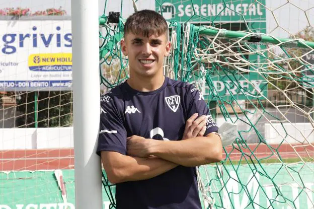 Óscar Muñoz, futbolista del primer equipo. / E. DOMEQUE
