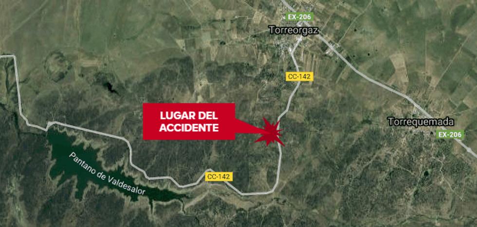 Cuatro jóvenes heridos tras una salida de vía a cuatro kilómetros de Torreorgaz - Vimarsana News