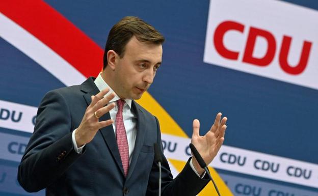 Paul Ziemiak, secretario general de la Unión Cristianodemócrata./Afp