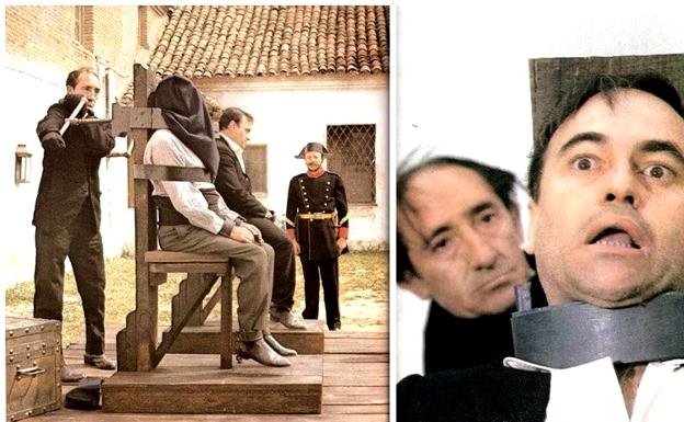 Dos imágenes del uso del club en la película. 