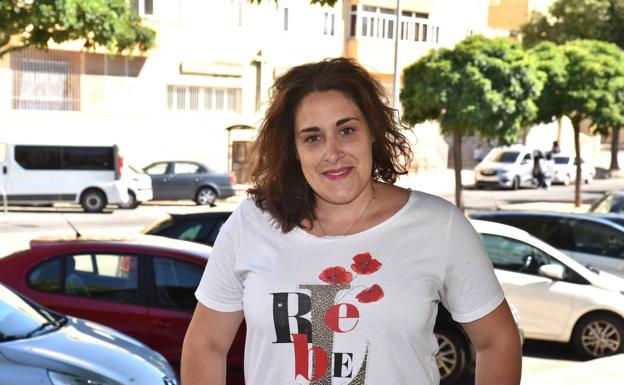 Rocío Aurora Moreno, usuaria de Crisol que ha retomado los estudios en la ciudad. /DAVID PALMA
