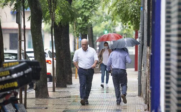 Lluvias en septiembre en Cáceres en 2021.