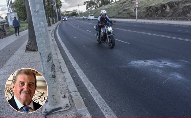 Francisco Mera lost his life in the accident that occurred on Thursday in this section of the ring road.